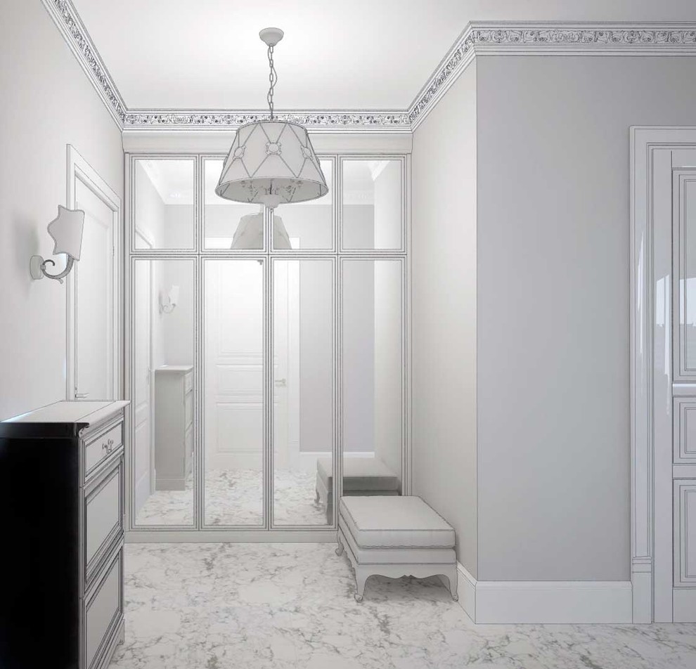 Квартира к классическом стиле нео-барокко