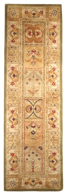 Sage 2'3 x 8' Multi Safavieh Classic Collection CL305A Handmade Traditional Oriental Premium Wool Runner Sage 2'3 x 8' Multi Safavieh Classic Collection CL305A Handmade Traditional Oriental Premium Wool Runner