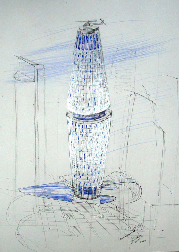 Размышление с карандашом - высотные здания