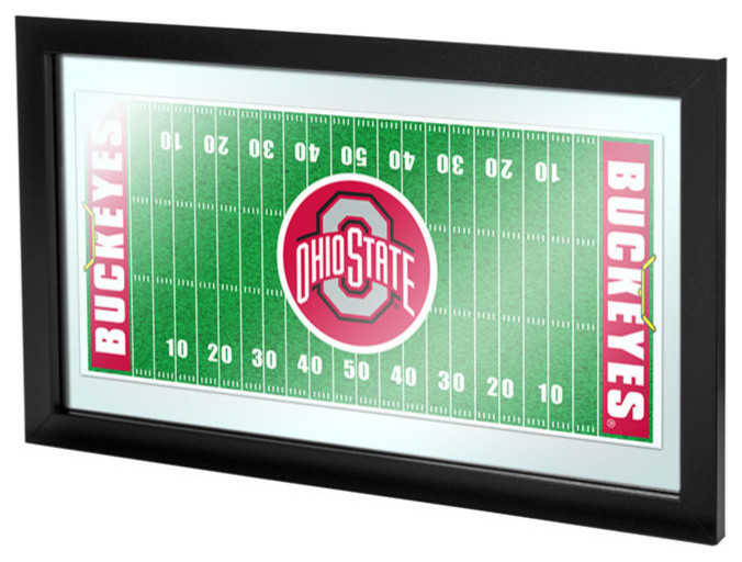 The Ohio State Framed Football Field Mirror