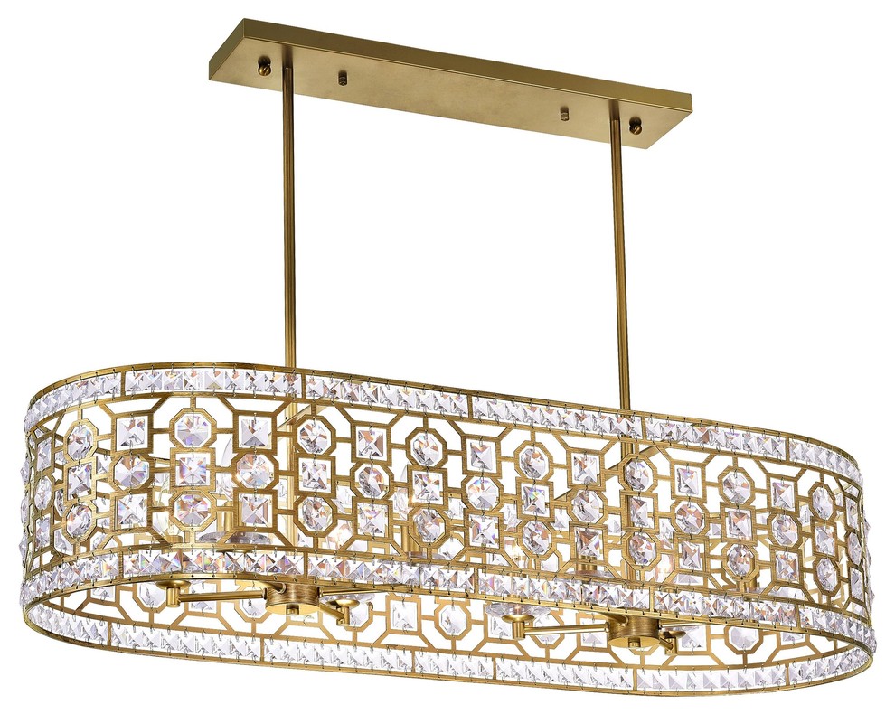 Belinda Chandelier Transitional Kitchen Island Lighting By