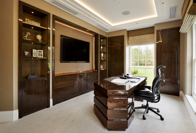 Fairlanes - North London modern-arbeitszimmer