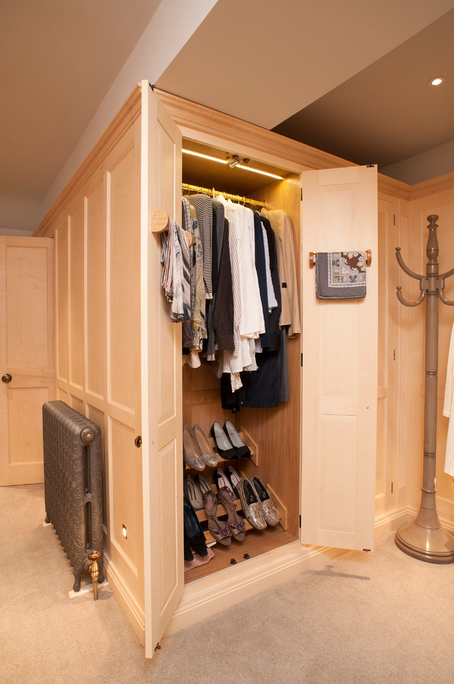 This is an example of a storage and wardrobe in Gloucestershire.