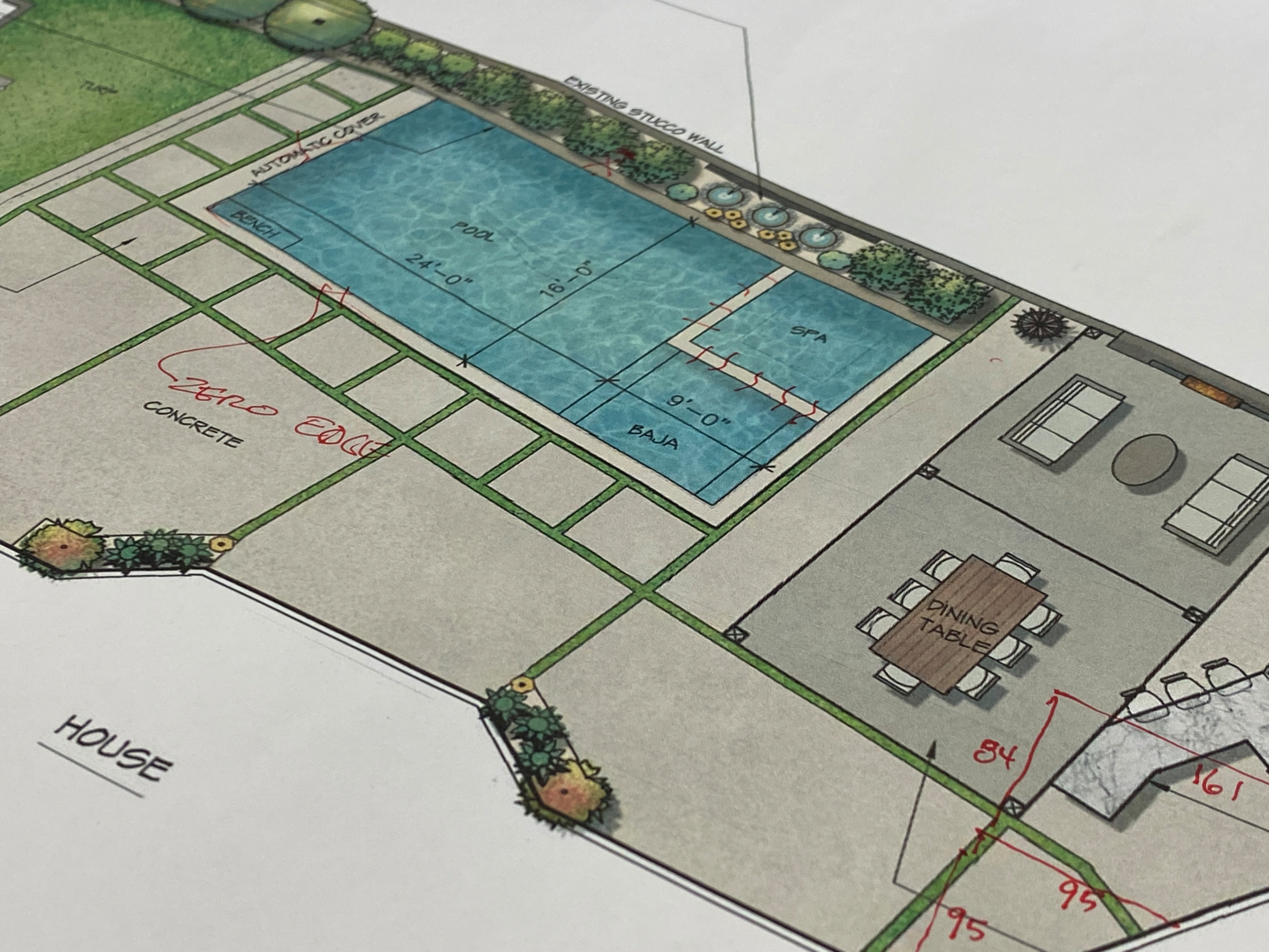 Landscape Design New Backyard and Pool in Del Mar