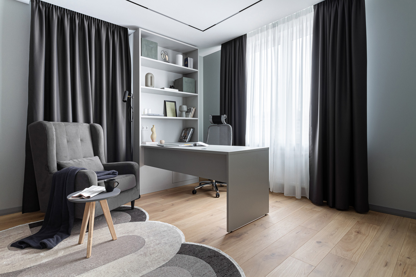 Дизайн проект для молодого человека, который предпочитает лаконичные интерьеры.