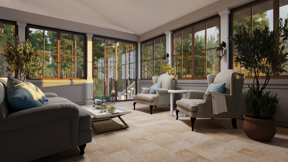 Зимний сад интерьер.Трувиль