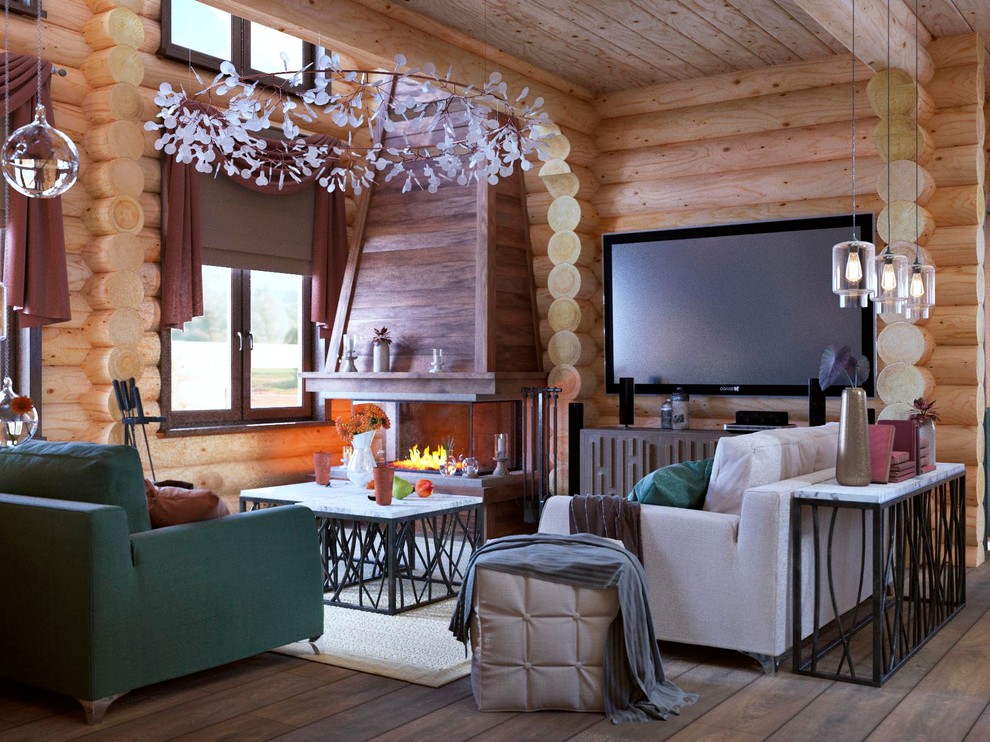 Интерьер сруба