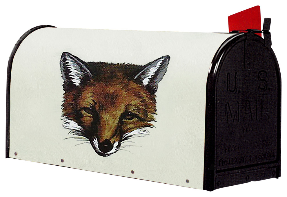 Bacova Fiberglass Wrapped Mailbox, Foxface Contemporary Mailboxes