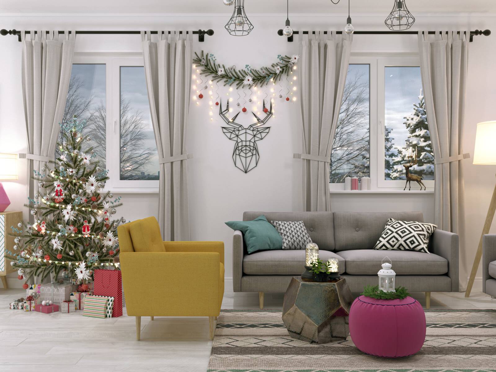 Дом в скандинавском стиле