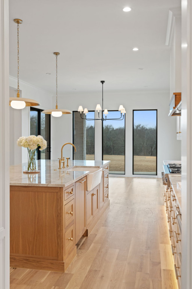 Kitchen - transitional kitchen idea in Dallas