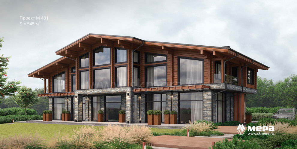 Проекты современных домов-шале