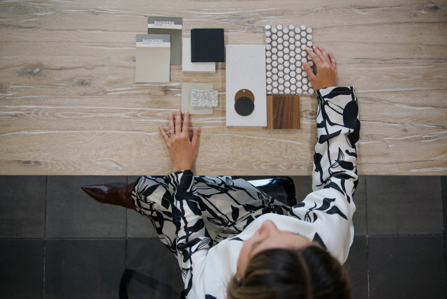 Material selection vardagsrum
