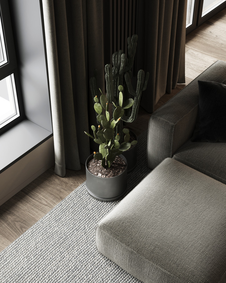 Flat in natural colours | Квартира в природных оттенках