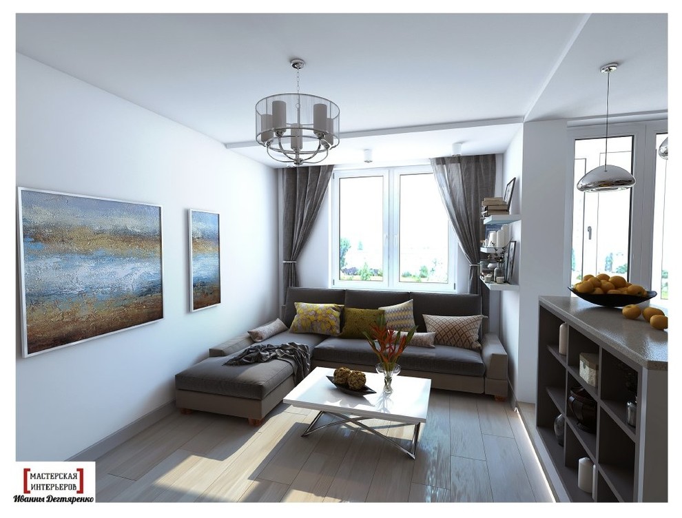 2Х-КОМНАТНАЯ КВАРТИРА С ГОСТИНОЙ-СТУДИЕЙ, ЖК “ОДИНЦОВСКИЙ ПАРК”