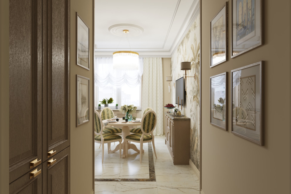 Квартира в сливочно-кремовых оттенках