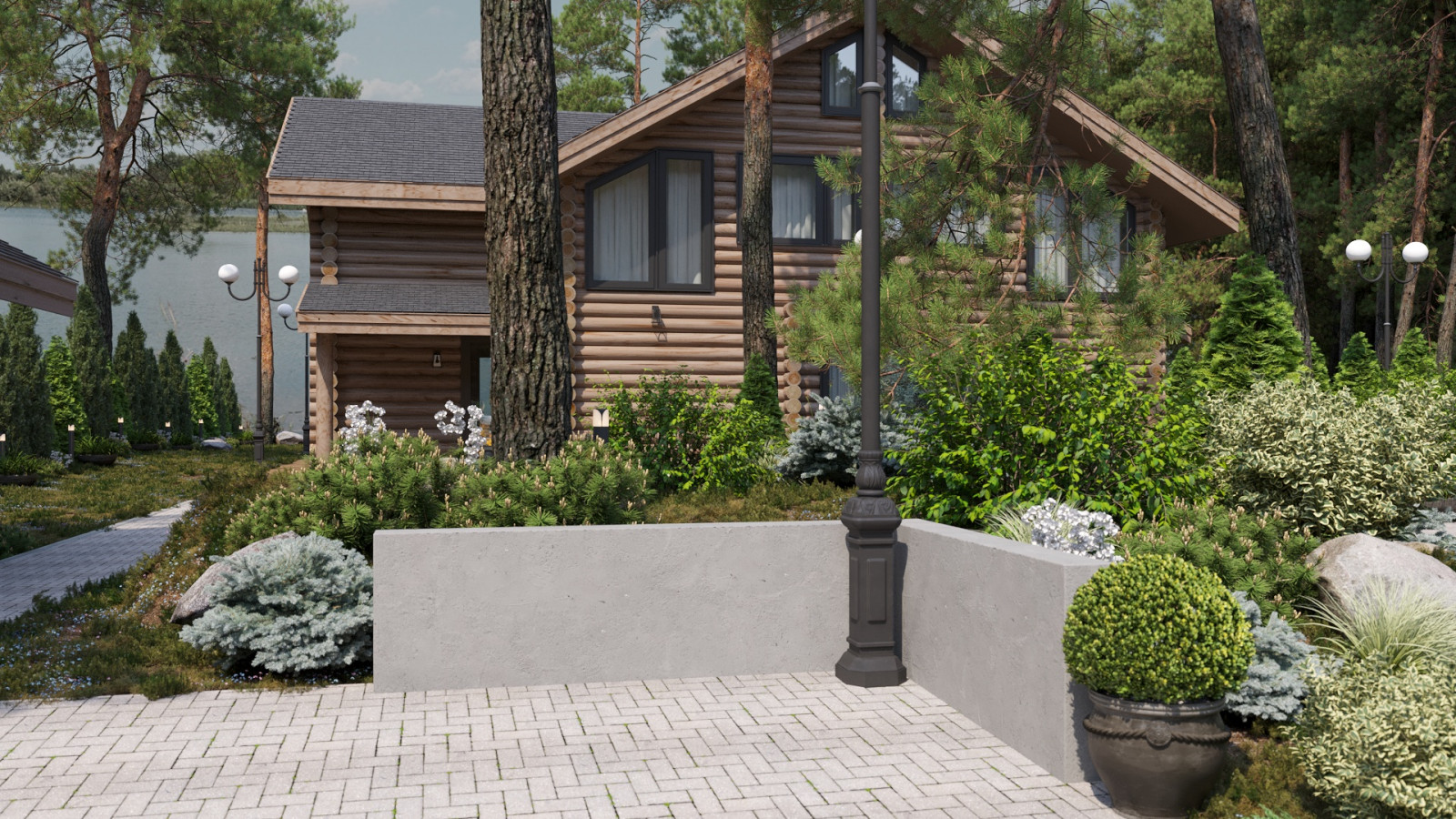 Дом для большой семьи с коммерческой баней