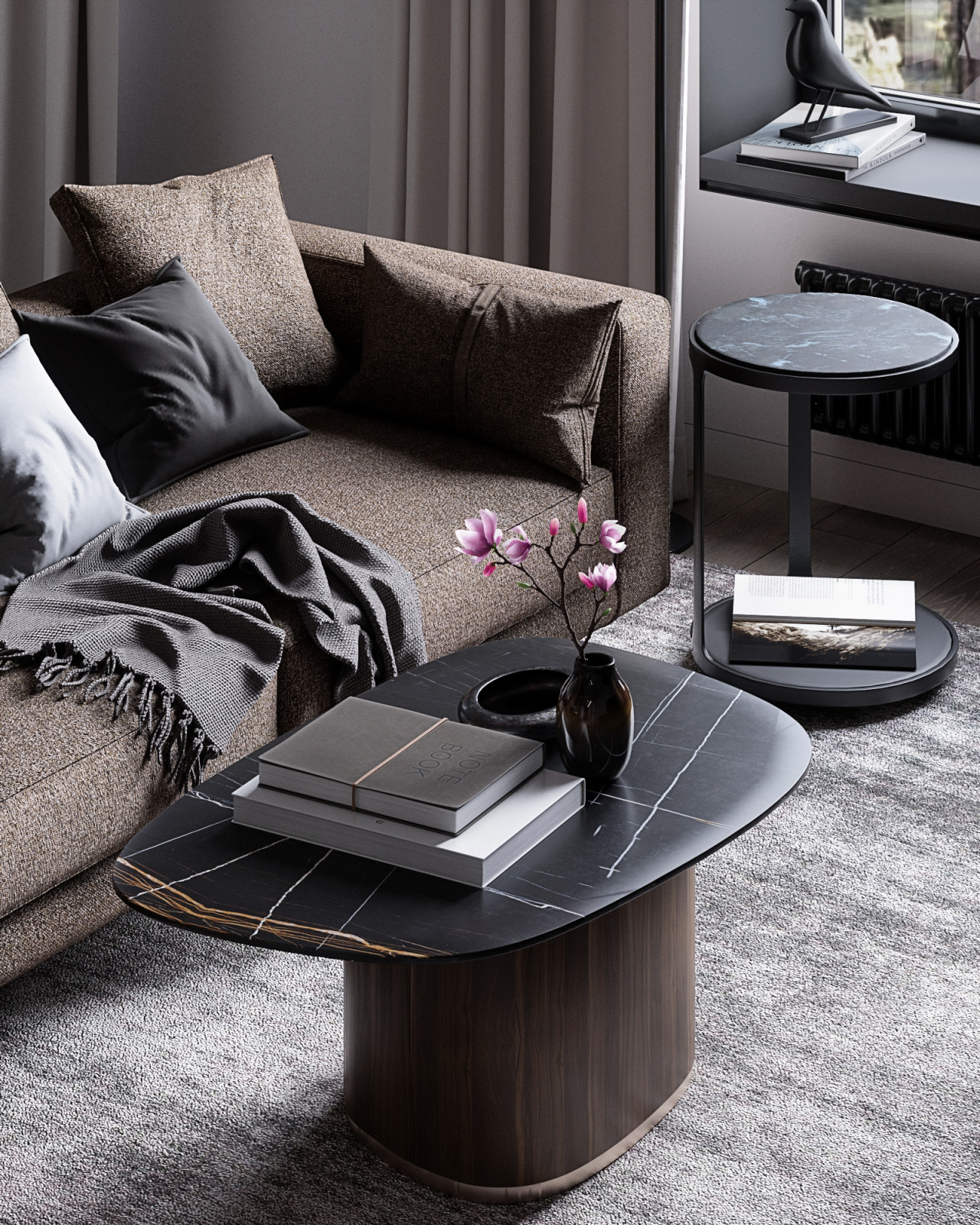 Интерьеры квартиры в ЖК Пресня-Сити