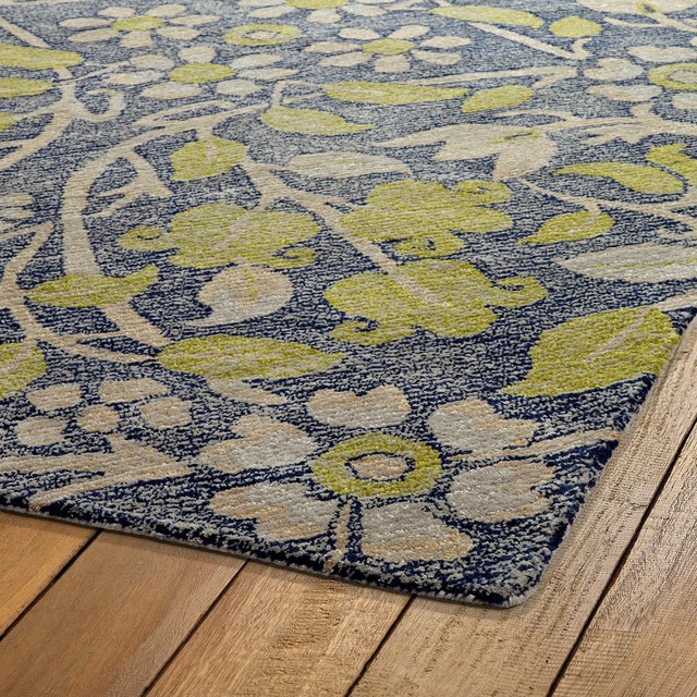 Weathered Wtr04-22 Outdoor Rug, Navy , Shale Gray , Lime Green, 8'x10'