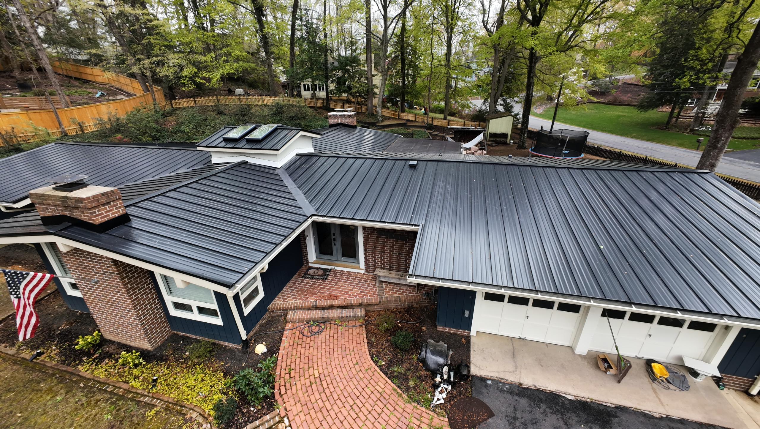 Black Metal Roof