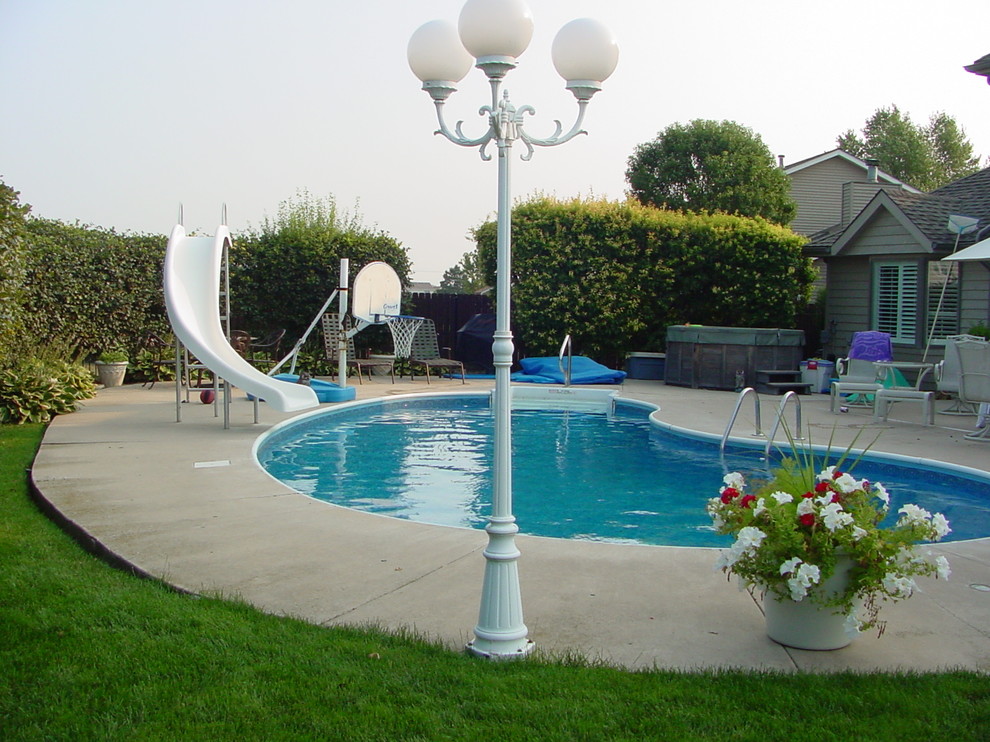 Example of a transitional pool design in Chicago
