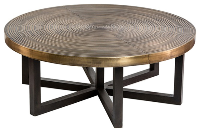 interlude home reeta brass cocktail table - contemporary - coffee interlude home reeta brass cocktail table - contemporary - coffee