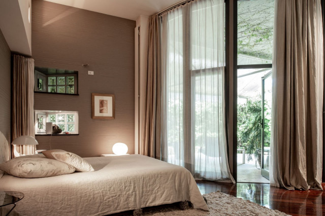 Loft in Milan eclectique-chambre