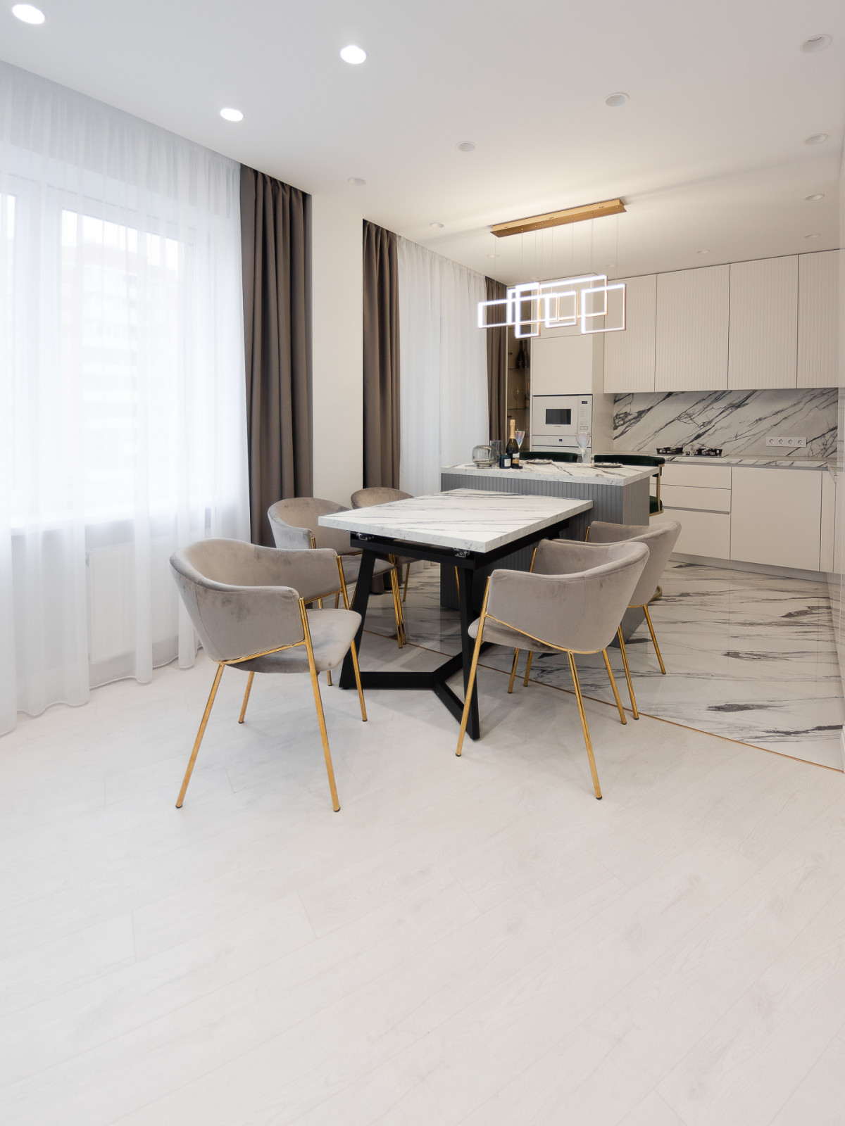 Квартира 120 кВ м в ЖК Спортивный квартал.