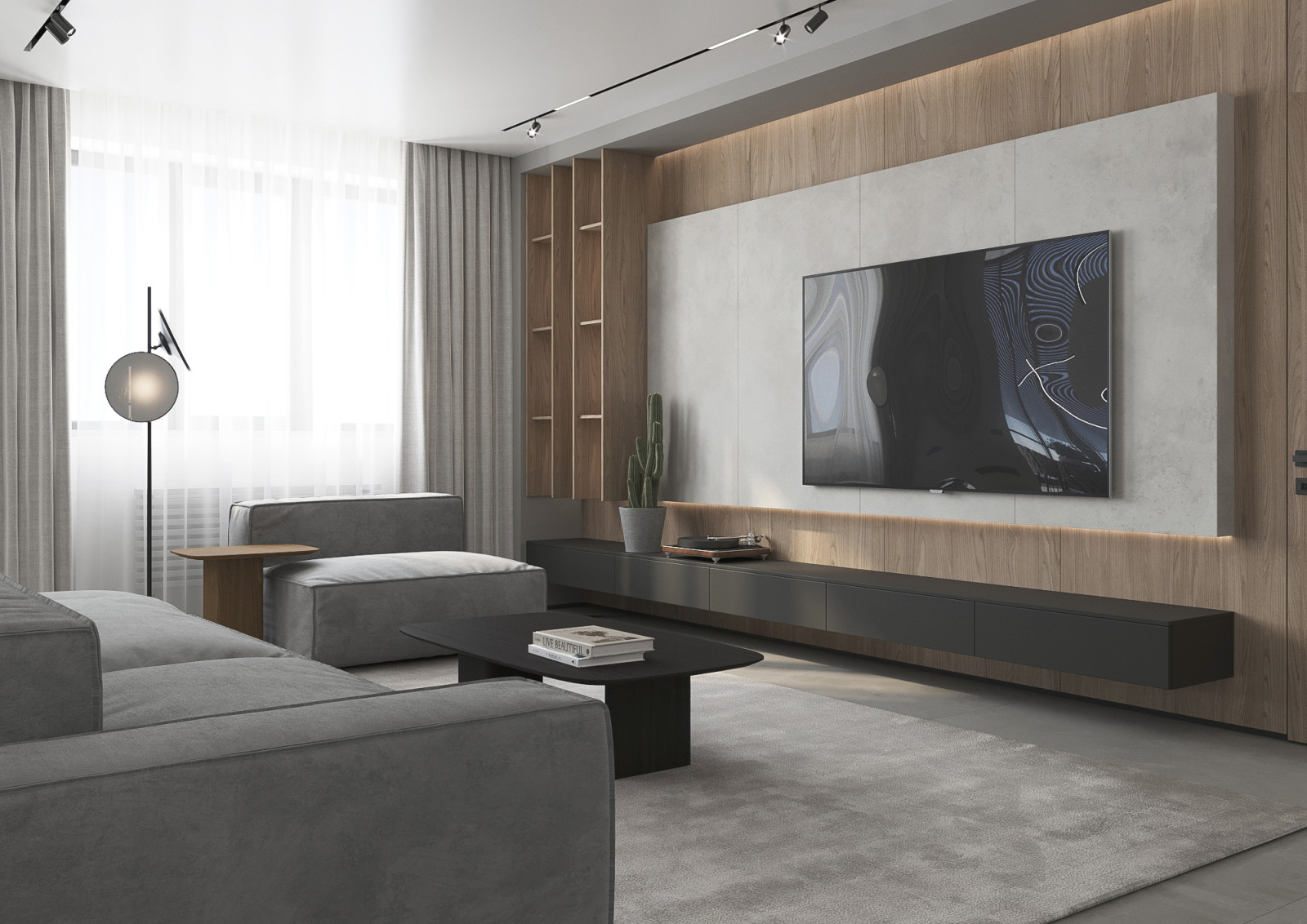 Кухня-гостиная (TV-зона)