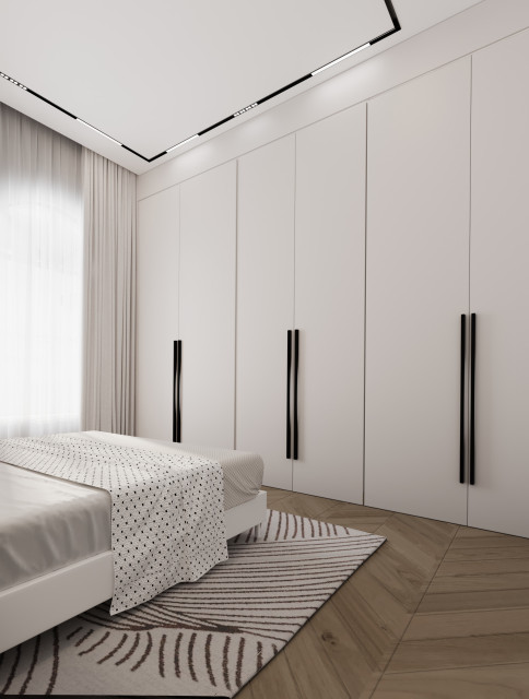 Suite d'invit&eacute;s eklektisch-ankleidezimmer