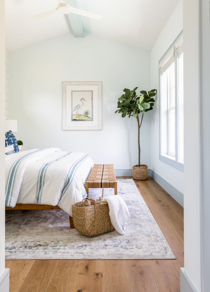 Inspiration for a coastal bedroom remodel in Tampa
