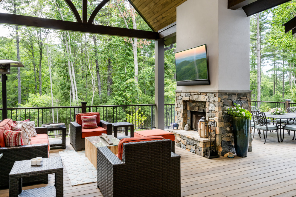Patio - transitional patio idea