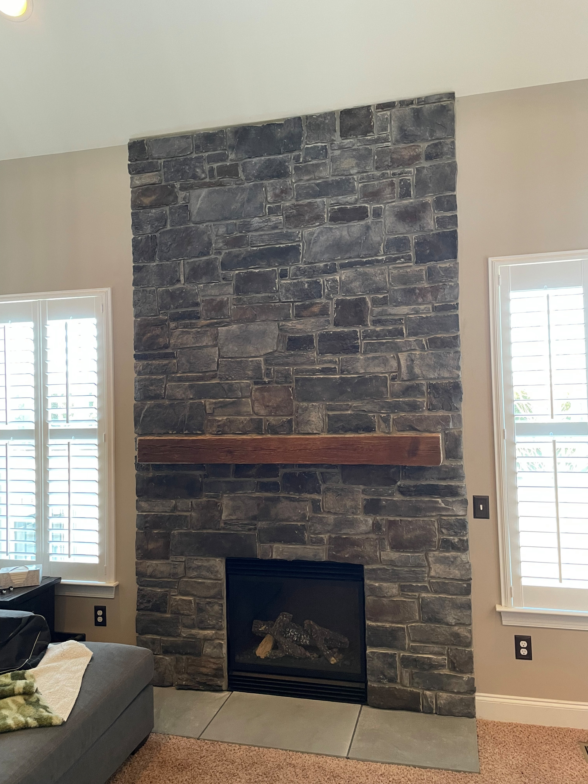 Indoor fireplace