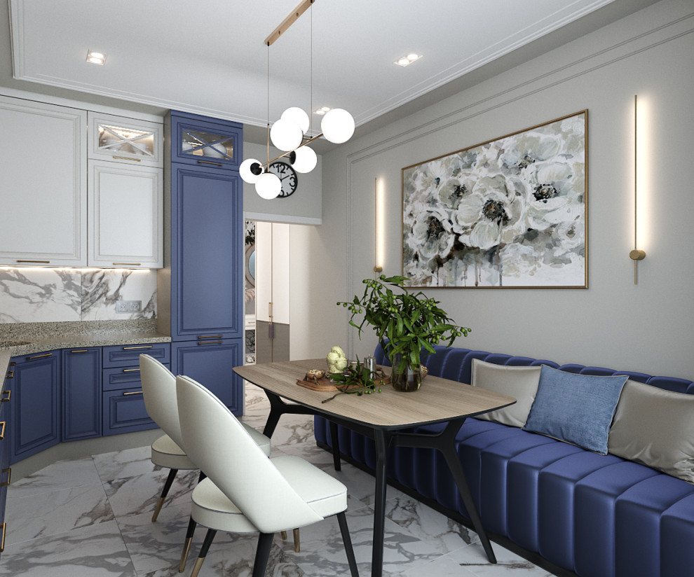 Трехкомнатная квартира в современном классическом стиле