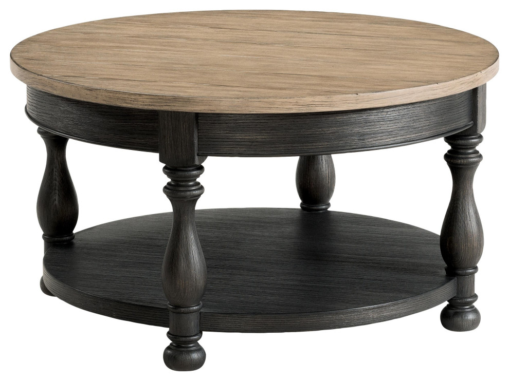Riverside Furniture Barrington Two Tone Round Coffee Table