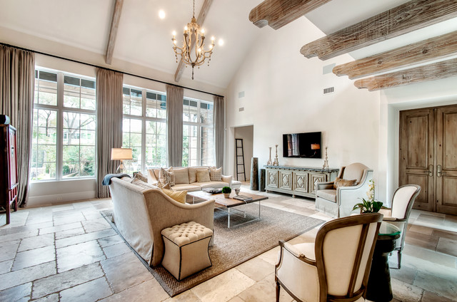 Memorial New Homes-Robert Dame Design classique-chic-salon