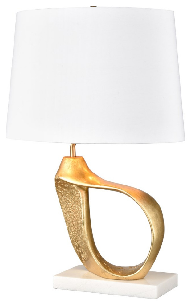 Elk Home Aperture Table Lamp H0019 8003 Gold Leaf Contemporary Lamps By Lighting And Locks Houzz Elk Home Aperture Table Lamp H0019 8003, Bassett Mirror Antique Gold Leaf Floor Lamp