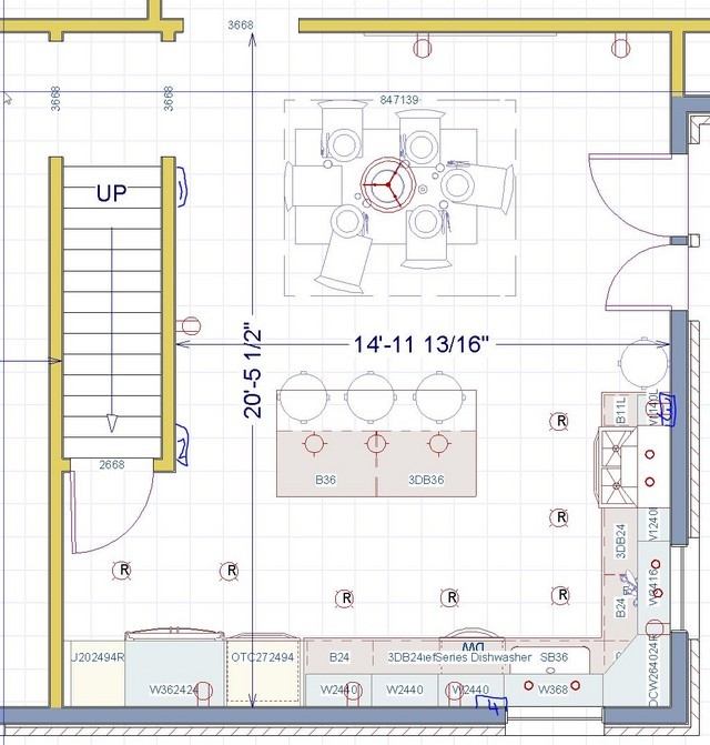 Kitchen Light Map Basic kitchen lighting help needed - locations/switches | Houzz Forum