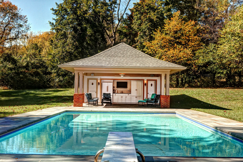 Elegant pool photo in Baltimore