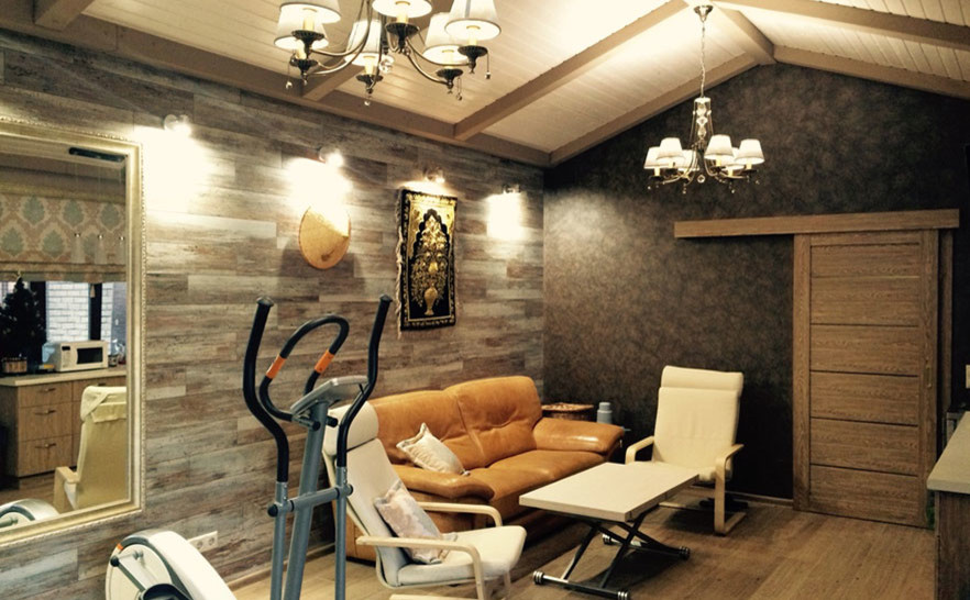 Интерьер банного комплекса с бассейном, Казань