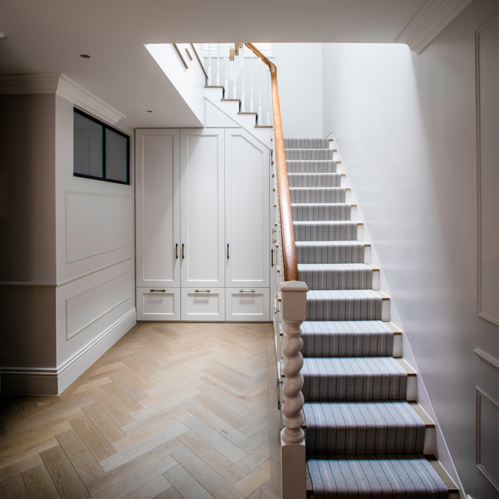 Design ideas for a traditional staircase in London.