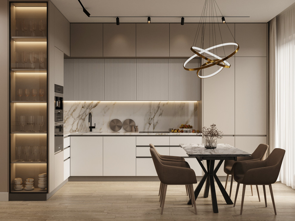 Современная квартира для семьи с двумя детьми