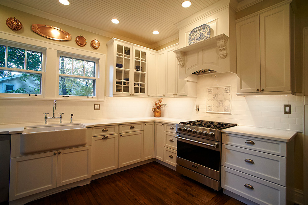 A beautiful white white kitchen in Deerfield