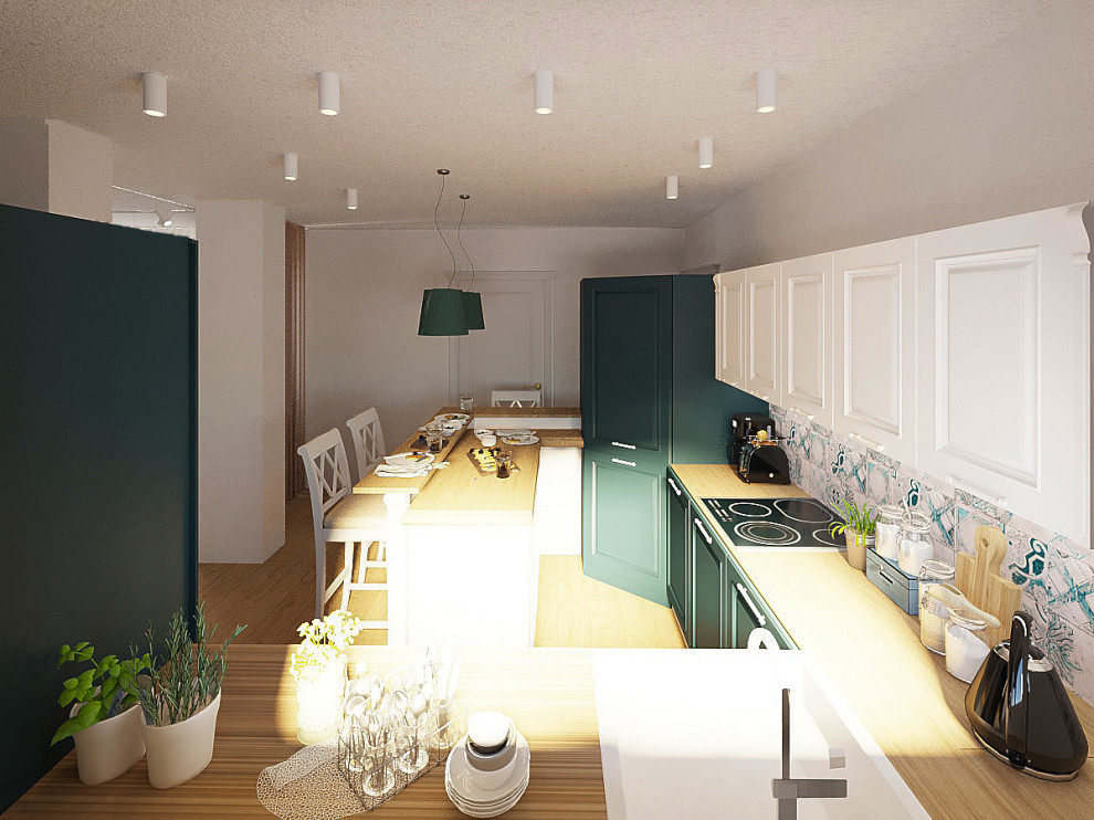 Кухня-гостиная | ЖК Времена года | Барнаул