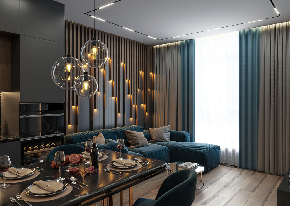 3D визуализация. Квартира в Москве, 73 м2