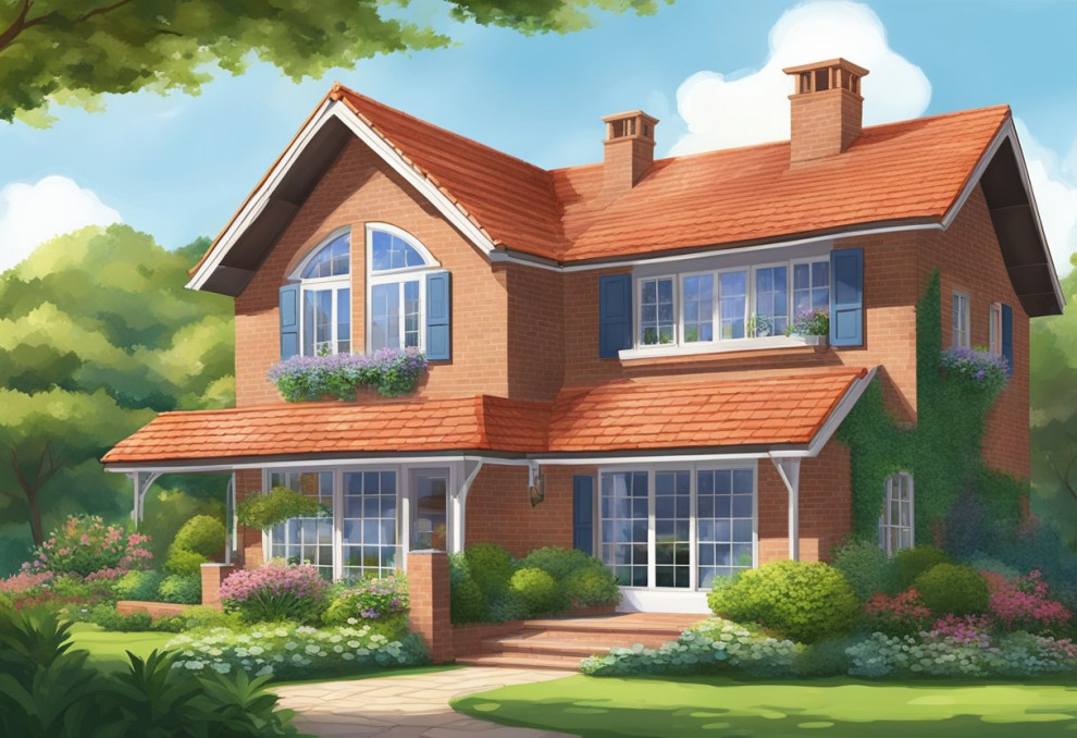 A house with bricks