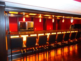 basement bar lighting modern build