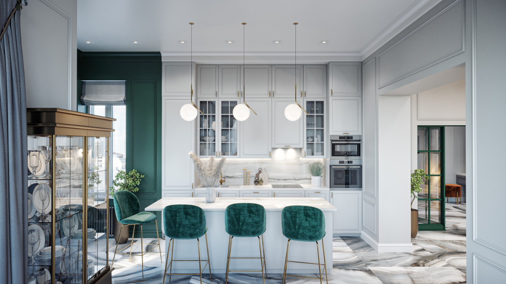 Дом  с яркими акцентами 120м