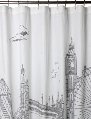London Shower Curtain