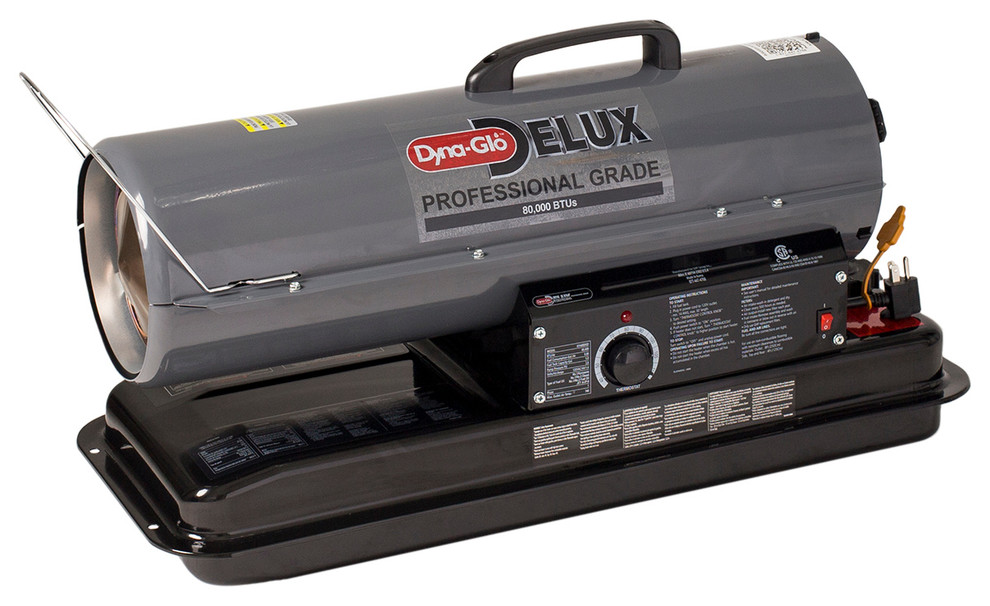 DynaGlo Delux 80,000 Btu Kerosene Forced Air Heater Contemporary
