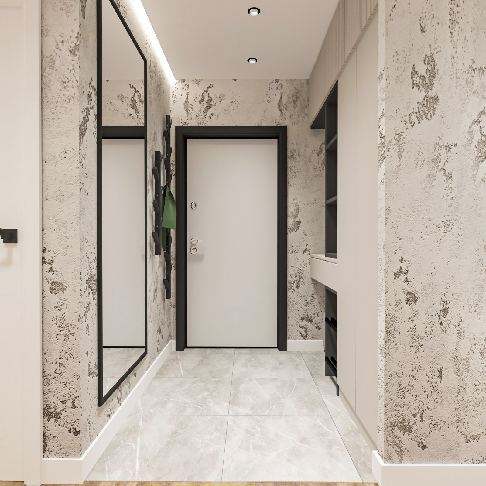 Дизайн-проект квартиры. 2022. Площадь 77,8 м.кв.